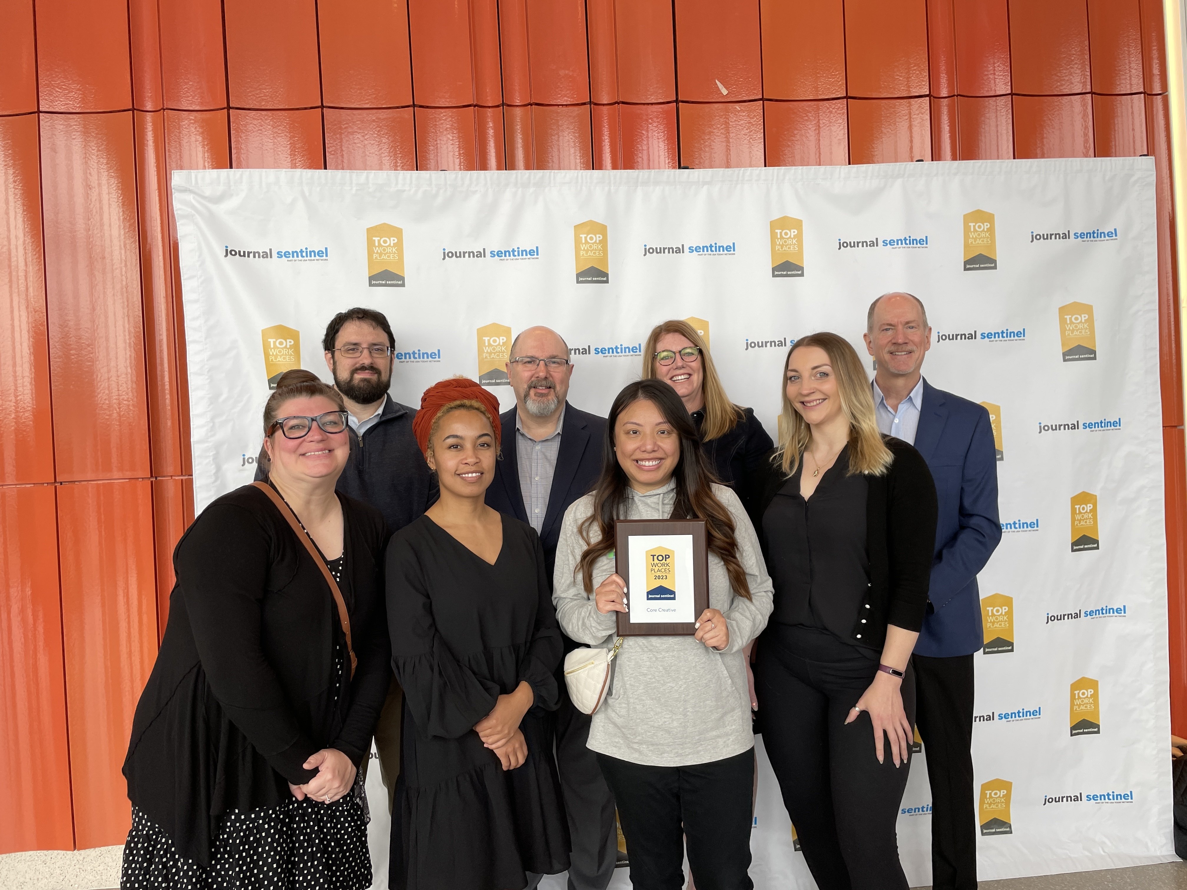 2023 Top Workplace Award Core Creative