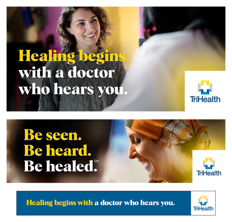 Campaign imagery for TriHealth