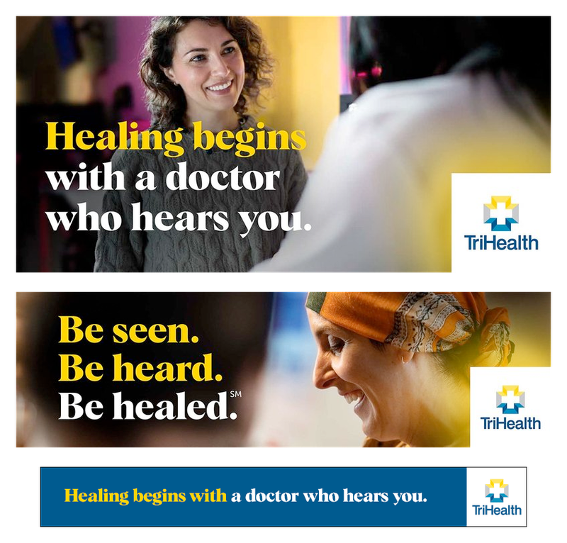 Campaign imagery for TriHealth