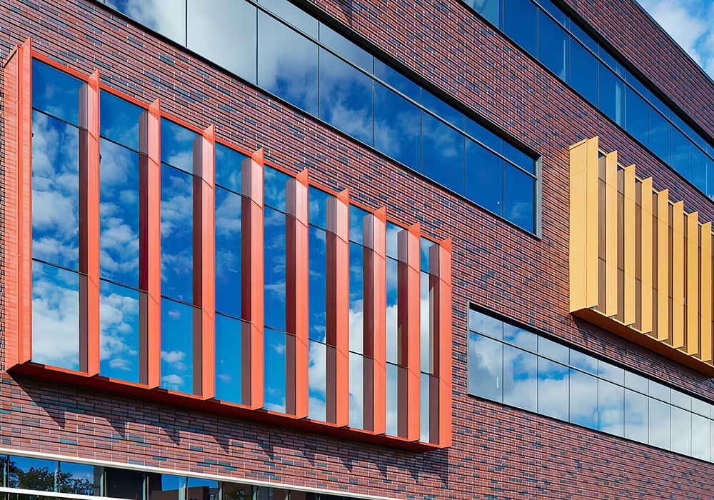 photo of sleek modern building