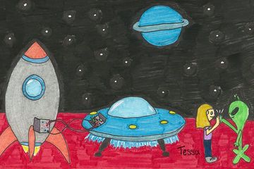 aliens helping each other fix their ships