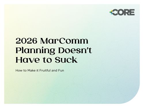 MarComm Planning Doesn't Have to Suck eBook cover