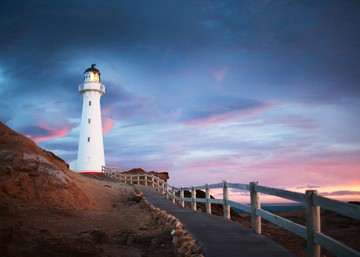 sunset lighthouse
