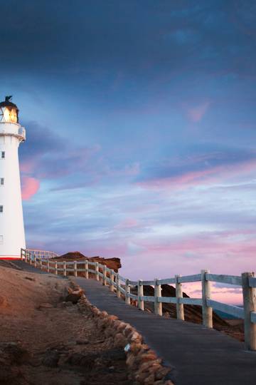 sunset lighthouse