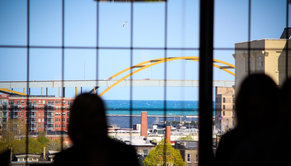 Hoan bridge from the Core office