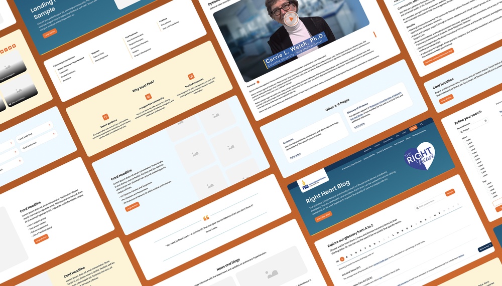 PHA website components