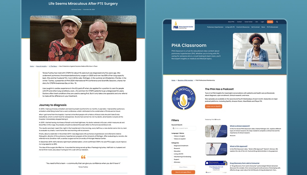 full pages from PHA webiste