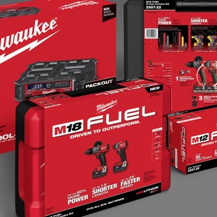 Core Design Packaging for Milwaukee Tool display