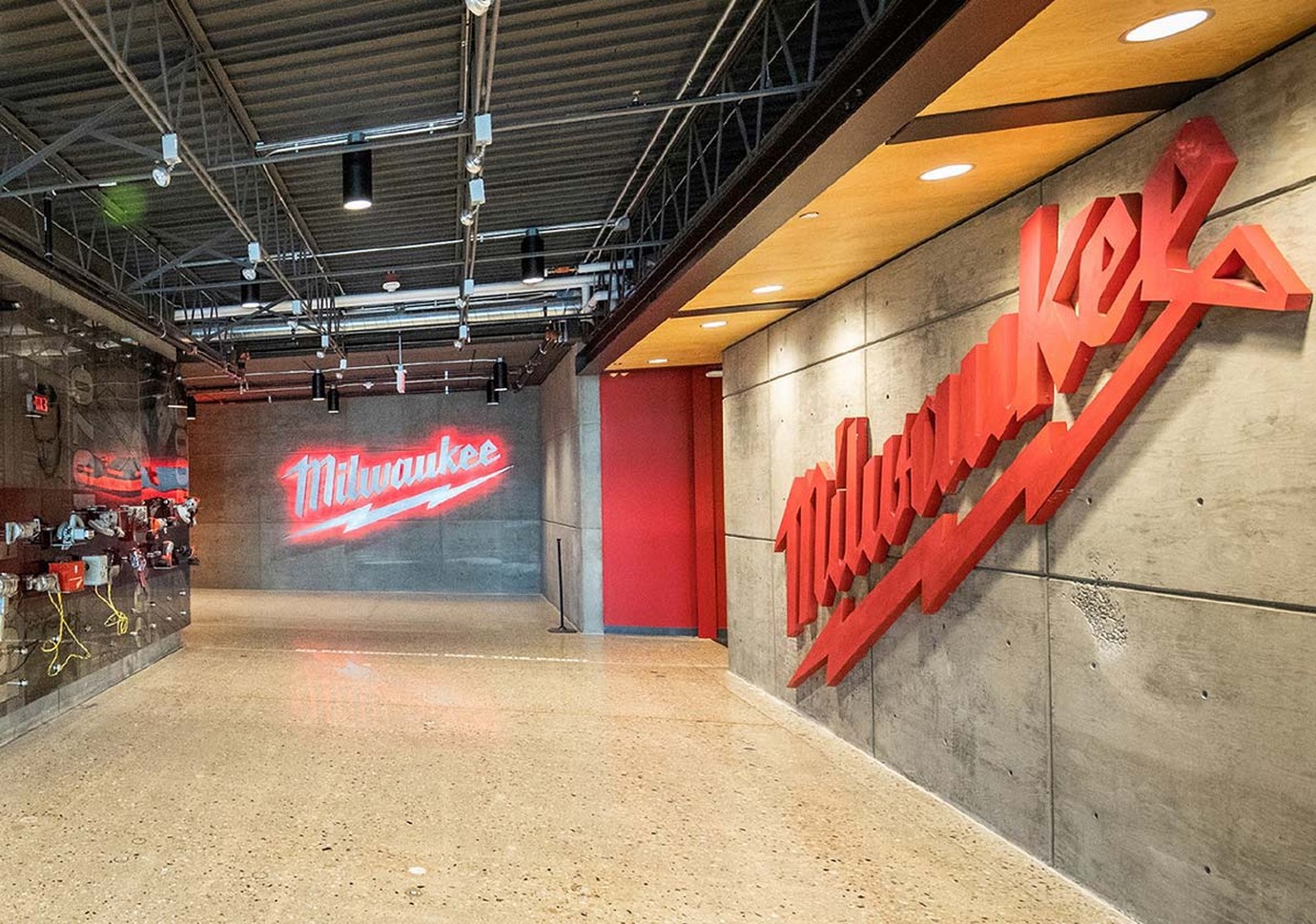 Milwaukee Tool history wall