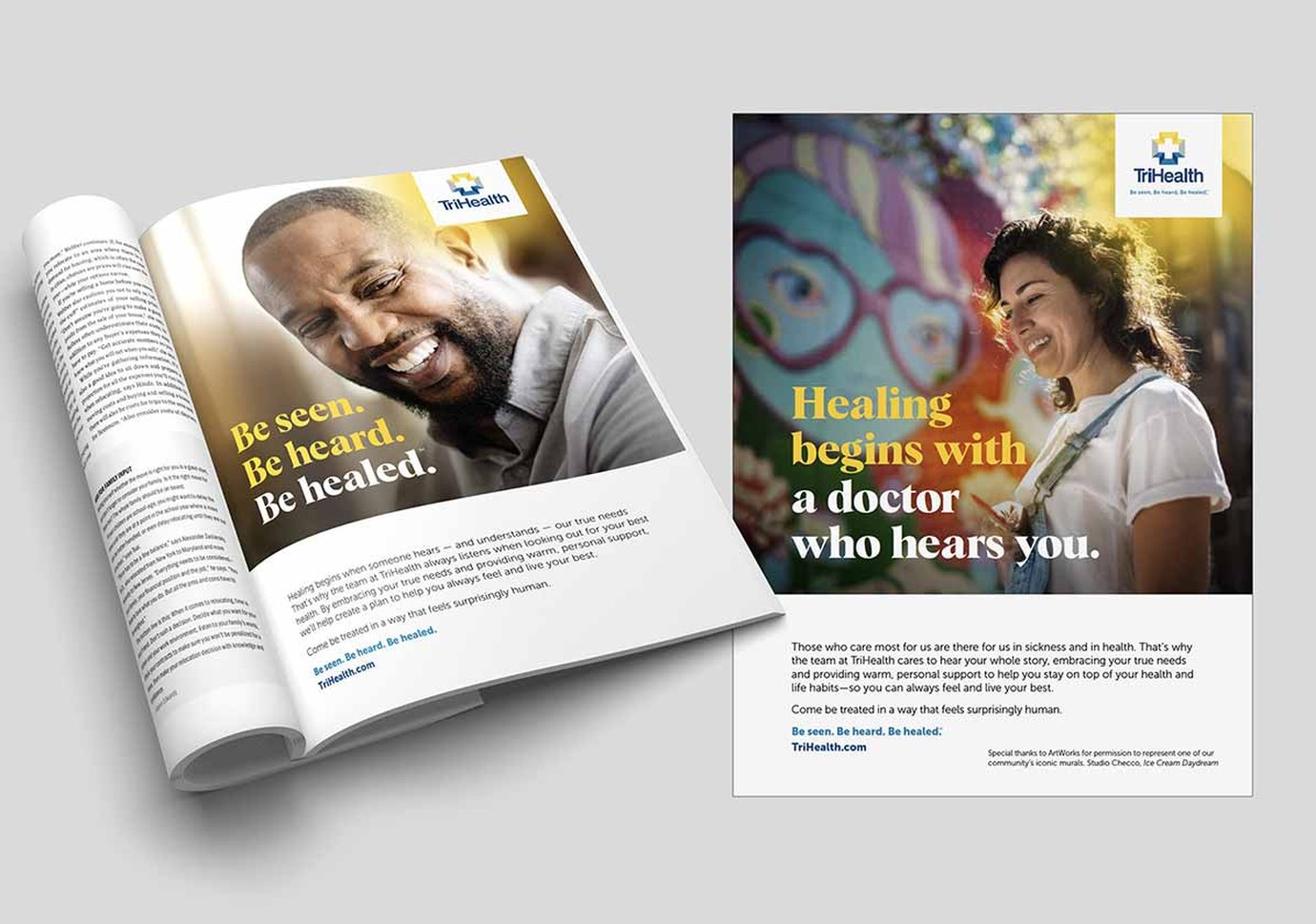 Trihealth creative ads